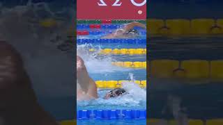 Surprising Victory for Lewis Clareburt At The World Aquatics Championships LewisClareburt swimming [upl. by Yahsal]