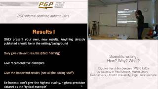 Lecture  Scientific writing [upl. by Eiduam]