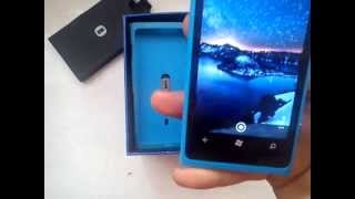 Unboxing de Nokia Lumia 800 Windows 2013 [upl. by Chew148]