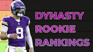 Dynasty Rookie Tier List and Rankings  Dynasty Fantasy Football 2024 [upl. by Nosnibor435]