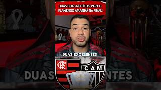 Duas boas notícias no Flamengo para final da copa do brasil [upl. by Akihsar]