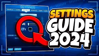 The BEST Rocket League CONTROLLER Settings 2024  Keybinds Camera Video FPS amp More [upl. by Naujyt]