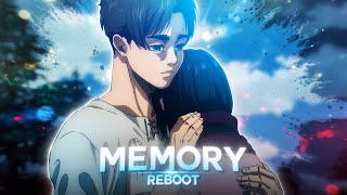 Eren and Mikasa  Memory Reboot I Attack On Titan EditAMV [upl. by Corenda]