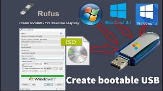 How To Make A Windows 10 Bootable USB Flash Drive  RUFUS [upl. by Christmann]