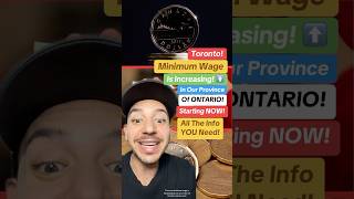 Minimum Wage In Ontario Is Increasing Starting Now ontariocanada minimumwage [upl. by Ancelin]