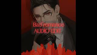 Bad romance Rock Version Audio Edit [upl. by Berga287]