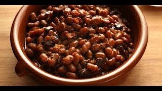 Food Storage Boston Baked Beans with Pressure Canned Salt Pork [upl. by Atinek]