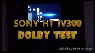 Sony HTIV300 home theatre dolby atmos sound test DOLBY TEST51 SURROUND SOUND [upl. by Asin]