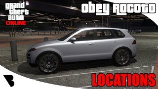 GTA Online Obey Rocoto Location 2018 [upl. by Nylac580]