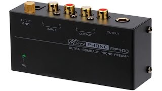 Дешёвый китайский фонокорректор MicroPhono PP400 [upl. by Domph925]