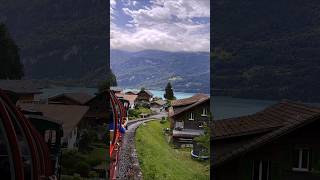 Brienz Rothorn Express panoramic views of switzerland🇨🇭 travel switzerland nature beauty shorts [upl. by Aromat]