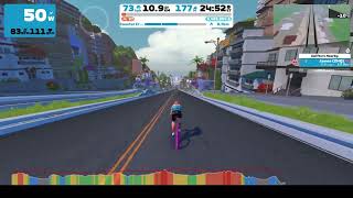 Zwift  Coastal Crown Loop [upl. by Barrett]