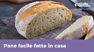 PANE FATTO IN CASA FACILE Ricette perfetta garantita [upl. by Klimesh749]