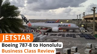 JETSTAR 787 BUSINESS Worth The Upgrade Melbourne to Honolulu [upl. by Alcinia157]