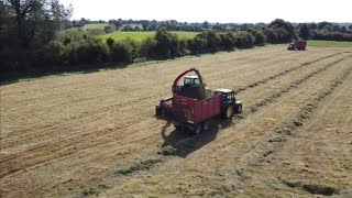 SILAGE 2023 WITH A KONGSKILDE HARVESTER [upl. by Aloisius]