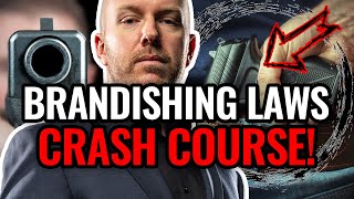 KNOW THIS Brandishing Laws Crash Course [upl. by Anerres313]