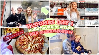 CELEBRATIONS COCKTAILS DRUNKEN ANTICS amp SICKNESS BUGS VLOGMAS DAY ONE [upl. by Travers400]