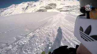 Julien REGNIER FRA  Backcountry Slopestyle run 2  Swatch Skiers Cup 2015 [upl. by Rriocard]