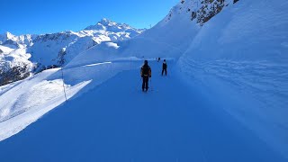 Piste Teppes amp Bauches blue La PlagneParadiseski Les CochesMontchavin area [upl. by Rise]