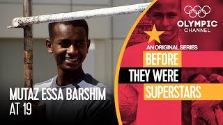 High Jump Star Mutaz Barshim as a Teenage  Before They Were Superstars [upl. by Elacim]