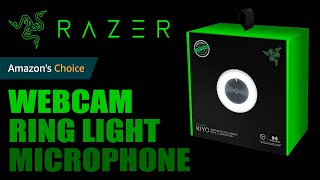 Razer Kiyo Webcam Microphone amp Ring Light 4K Detailed Setup amp Review  Unboxing [upl. by Netneuq]