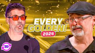 EVERY GOLDEN BUZZER Singer on AGT and BGT 2024 [upl. by Anaugal340]