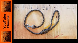 DIY 550 Paracord Hunting Dog Leash [upl. by Kadner]