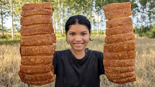 Tasty Crispy Pork Belly Cooking Recipe  Eating Crispy Pork with Tamarind Sauce [upl. by Eltsyrk501]