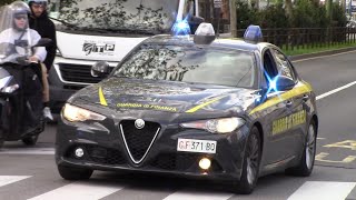 GIULIA GUARDIA DI FINANZA IN SIRENA  CARABINIERI IN SIRENA Milano [upl. by Eiclud]