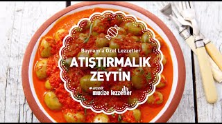 Atıştırmalık Zeytin Tarifi mucizelezzetler [upl. by Lanfri]