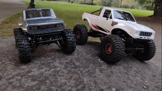 INJORA IR60 TRX4M VS REDCAT ASCENT18  CRAWL OFF  PART 1 injora ir60 trx4m redcat ascent18 [upl. by Anua]