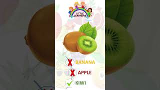 Fruits names in English Fruits Game  English Teaching Preschool Activity Kids Kindergarten Games [upl. by Rotberg]