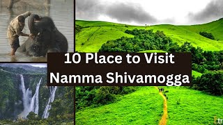 Top 10 Best Tourist Places to Visit in Shivamogga  Karnataka [upl. by Vitalis]