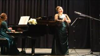 Canzonetta Spagnuola  G Rossini  Emma Lieder soprano Elvira Yamalova piano [upl. by Haile]