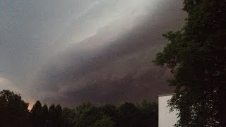 Unwetter über Düsseldorf am PfingsmontagAbend [upl. by Doris]