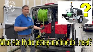 Choosing The Perfect Hydro Jetter For Your Residential Or Commercial Needs  Find Your Ideal Size [upl. by Damaris]