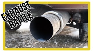 How to Fix Exhaust Rattle  Rattle Noise on StartupIdleAcceleration [upl. by Wendel]