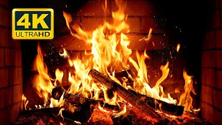 🔥 Cozy Fireplace 4K 12 HOURS Fireplace with Crackling Fire Sounds Crackling Fireplace 4K [upl. by Tolman226]