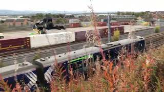 1K17 380022380106 Glasgow CentralAyr passing Elderslie 21024 [upl. by Anitnatsnoc]