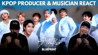 Musicians react amp analyze ♡ SKZ  Blueprint MV [upl. by Bartholomeus128]