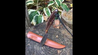 DH Russell  Grohmann knife  Trout amp Bird belt knife A great sporting knife [upl. by Malti]