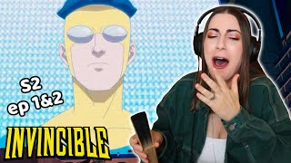 INVINCIBLE i missed u S2 Ep1amp2 TV CommentaryReaction [upl. by Vergos]