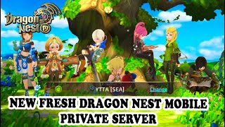 NEW FRESH PRIVATE SERVER  REWARDS NEW PLAYERS AVAILABLE  Dragon Nest Mobile YTTA Private Server [upl. by Yrek]