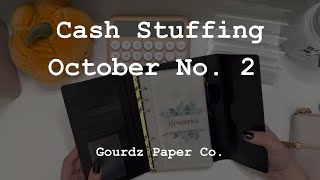 Unboxing From theaestheticdollar and Simply Budgeted  Cash Stuffing  October No 2  395 [upl. by Eical]