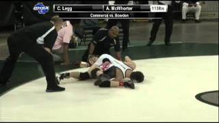 113 lbs 1A Match from the GHSA Individual Wrestling Championships [upl. by Birk]