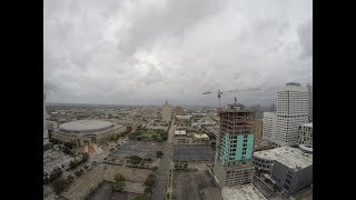 Time Lapse of Harvey Hitting Houston Saturday 826 part 1 [upl. by Nahaj]