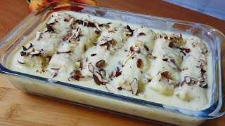 Custard Milk Cream Roll Dessert  Delicious and Easy dessert food [upl. by Enael]