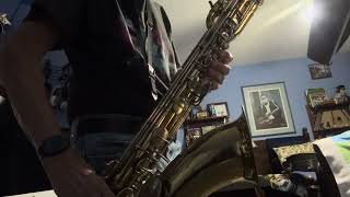 Basic Jazz Conception for Saxophone quotHaving a Ball fasterquot [upl. by Denni]