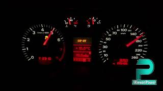 Audi A3 8P 16MPI 102 hp  Acceleration and top speed [upl. by Hooker]