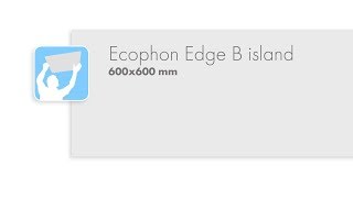 Ecophon Edge B 600x600 mm island installation [upl. by Bennink]